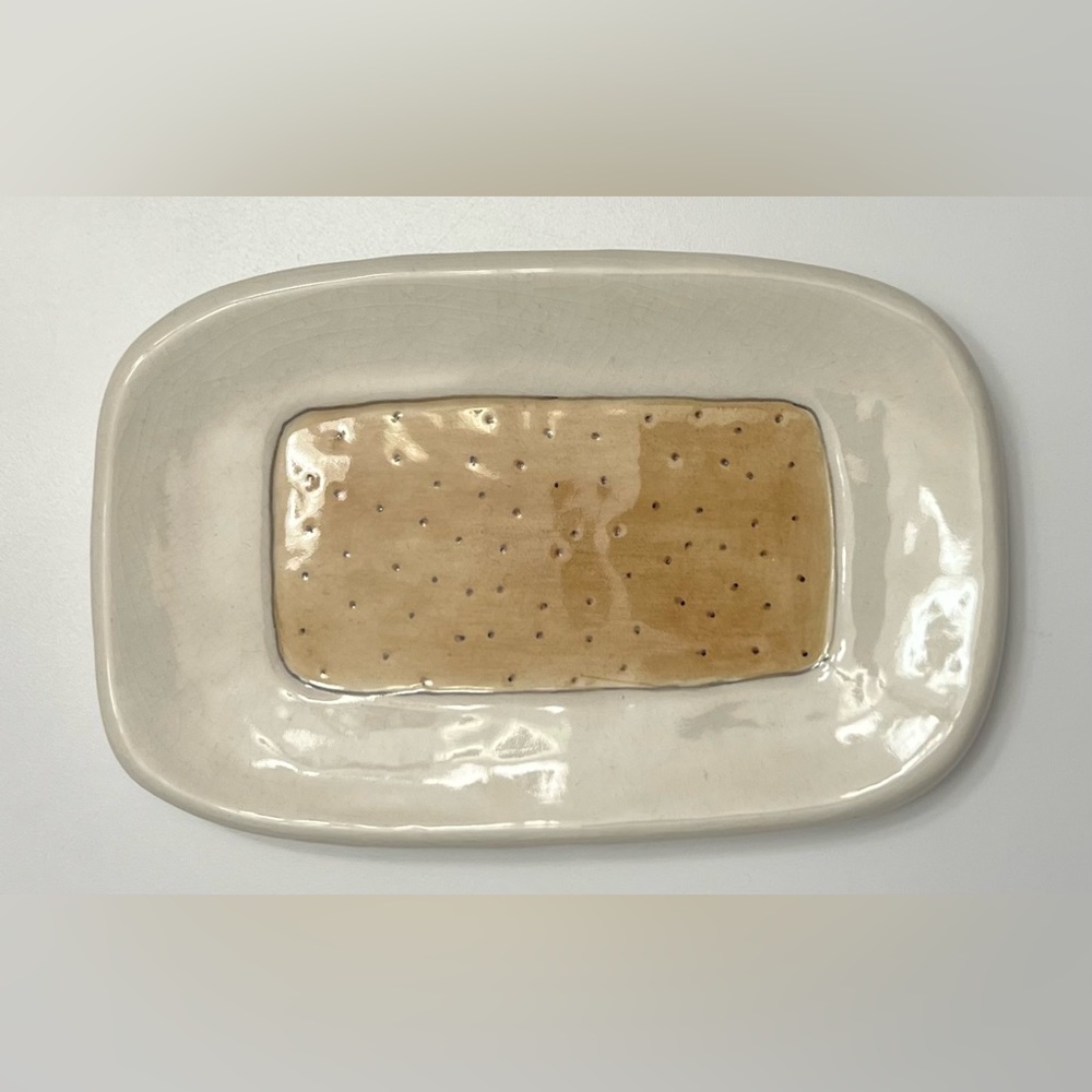 Rare 2003 Rae Dunn Saks Fifth Ave Butter Dish